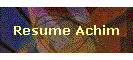 Resume Achim